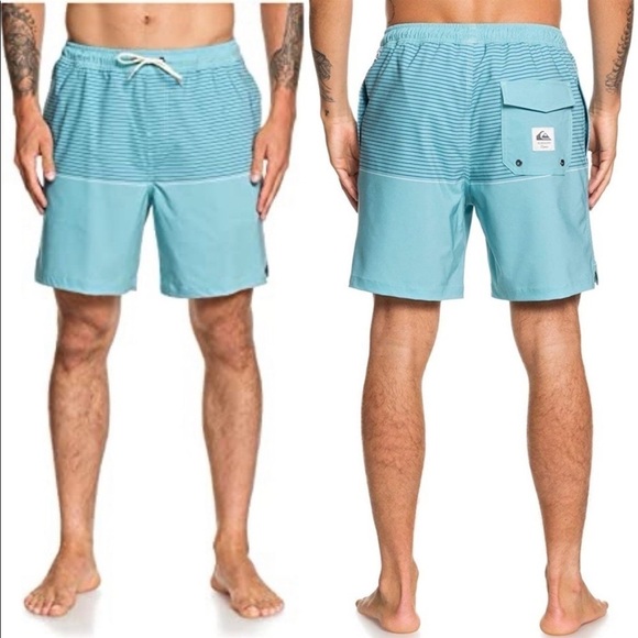 🔹QUICKSILVER- PORTSIDE VOLLY 18 BOARD-SHORTS - Picture 2 of 9